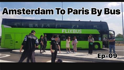 cheap coaches from amsterdam to paris